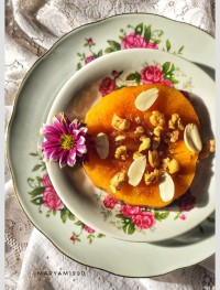 کدو حلوایی کاراملی