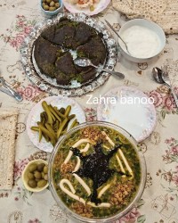 ناهار دور همی با خواهر جانم. 