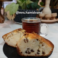 کیک کشمش و گردو با آرد نانوایی