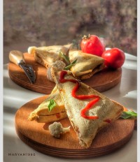 اسنک مرغ و قارچ