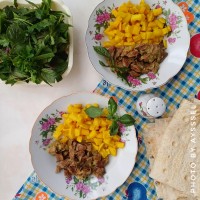 خوراک دل مرغ