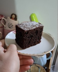 کیک شکلاتی ساده