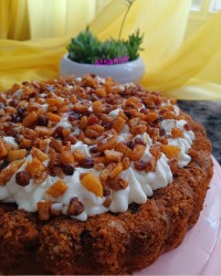 کیک سیب تافی