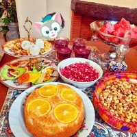 کیک پرتقال وارونه