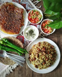 عدس پلوی گلستانی