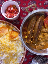 خورشت گوشت و بادمجان
