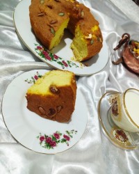 کیک زعفرانی 