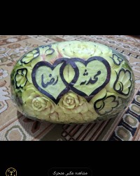 حکاکی هندوانه و کدو 