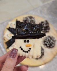 آدم برفی با چوب شور