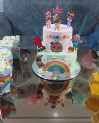 کیک تولددختر شکوفه