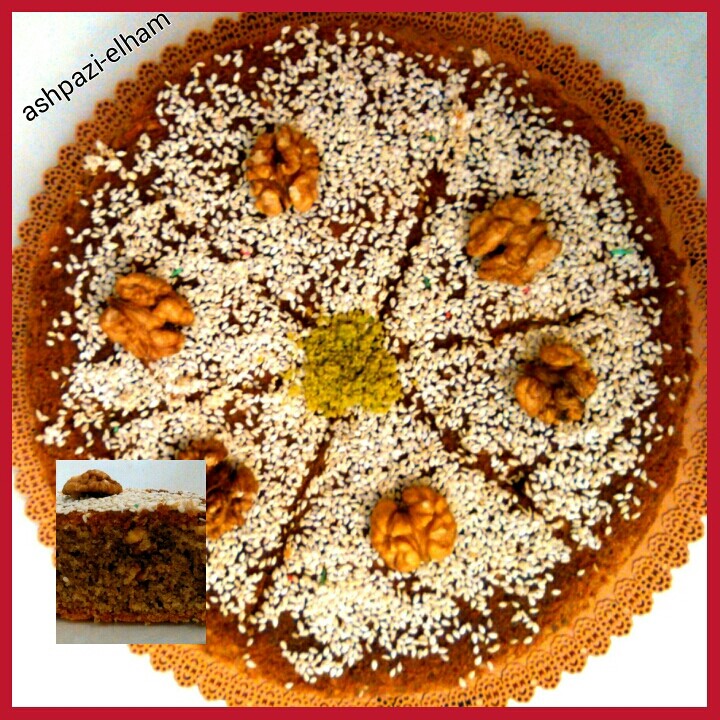 کیک باقلوا گردویی