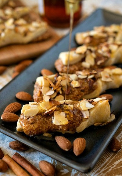 اسلایس بادام و دارچین