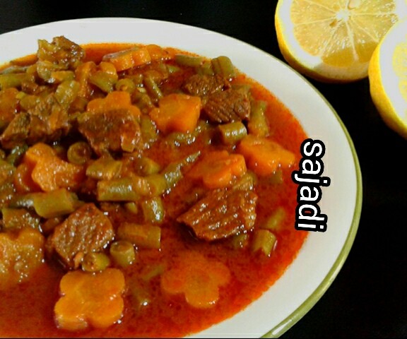 خورش لوبیا سبز