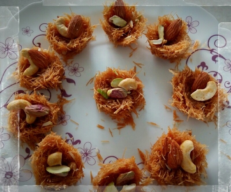 شیرینی لانه گنجشکی