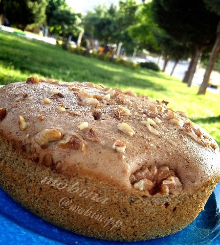 کیک دارچینی با آرد نان