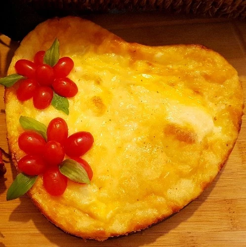 عکس نان تخم مرغ و پنیر(مخصوص صبحانه)
