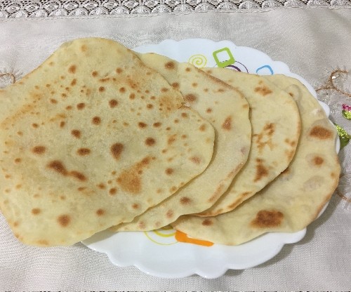 عکس نان خانگی تابه ای