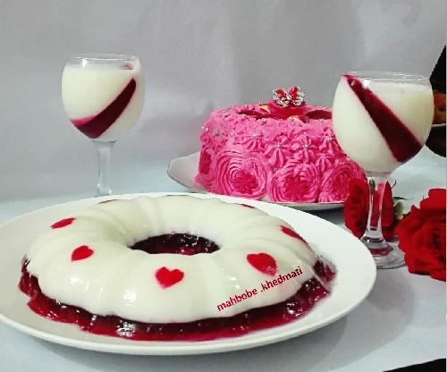 ژله سفید(ژله شیر)