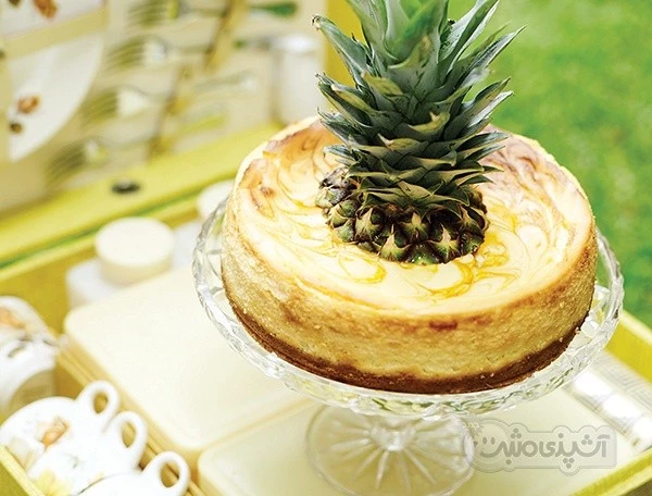 عکس چیز کیک آناناس