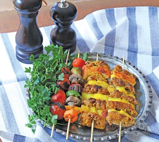 کباب بختیاری گیاهی