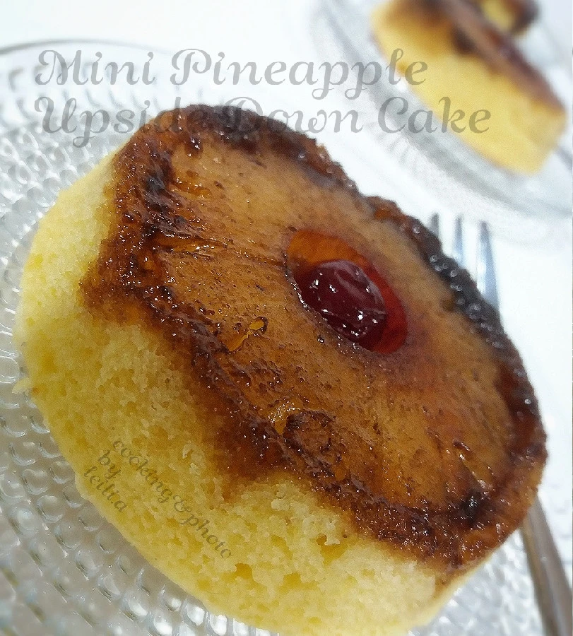 عکس مینی کیک برگردان آناناس