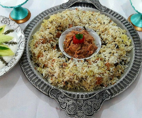 گشنیز پلو باتن ماهی