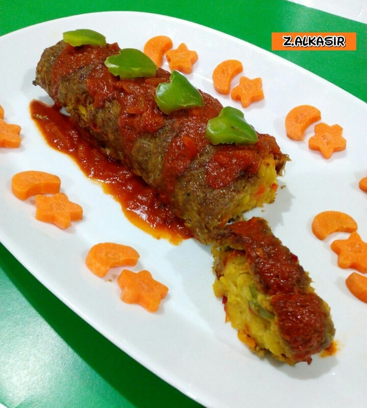 رولت گوشت رژیمی