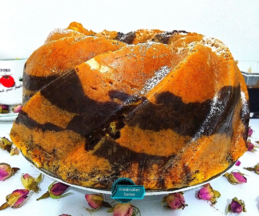 کیک مرمری