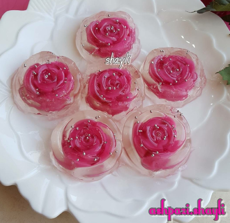 ژله گل تک نفره