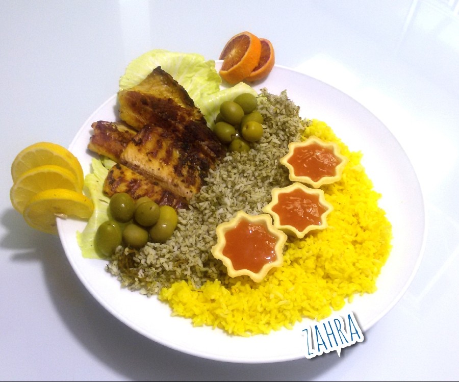 ماهی با سس پرتقال