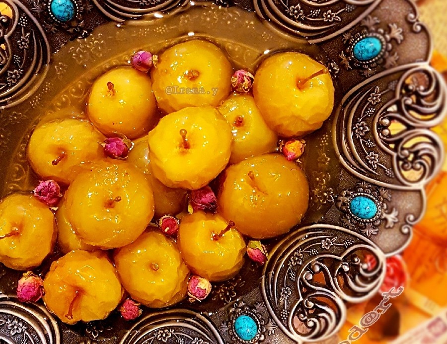 مربای سیب گُلاب