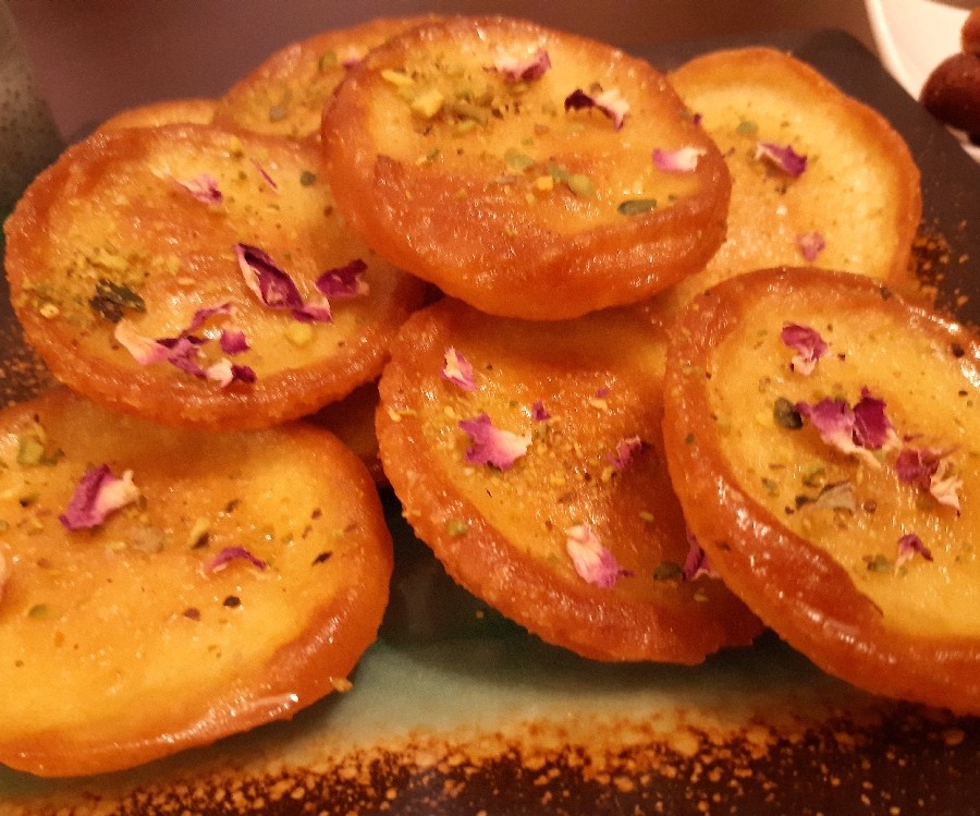 کیک قاشقی عربی (صبالقفشه)