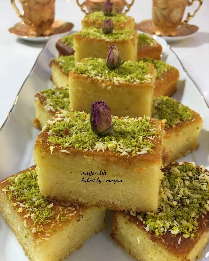 کیک شربتی