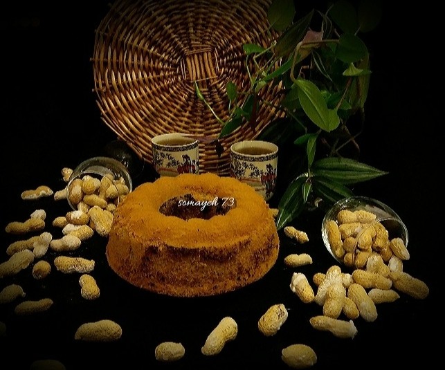 کیک نسکافه و زعفران بدون فر