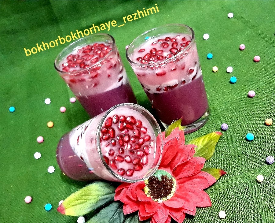 ژله انار رژیمی