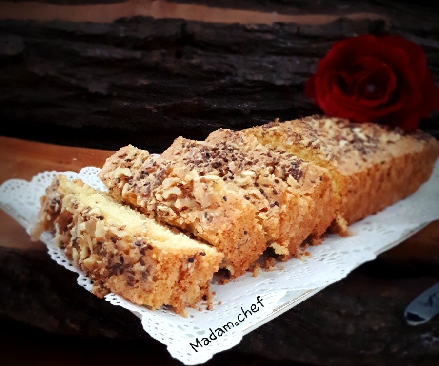 عکس کیک گردو