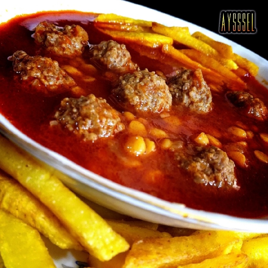 خورش قیمه با کوفته قلقلی