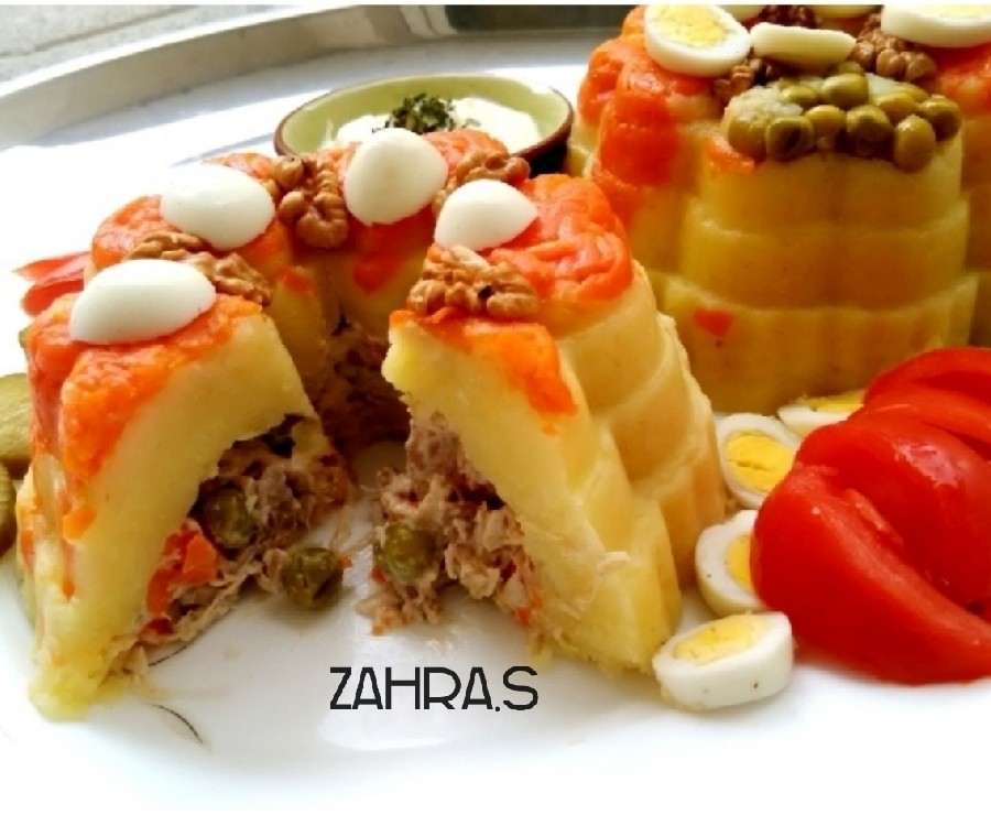 کیک سیب زمینی