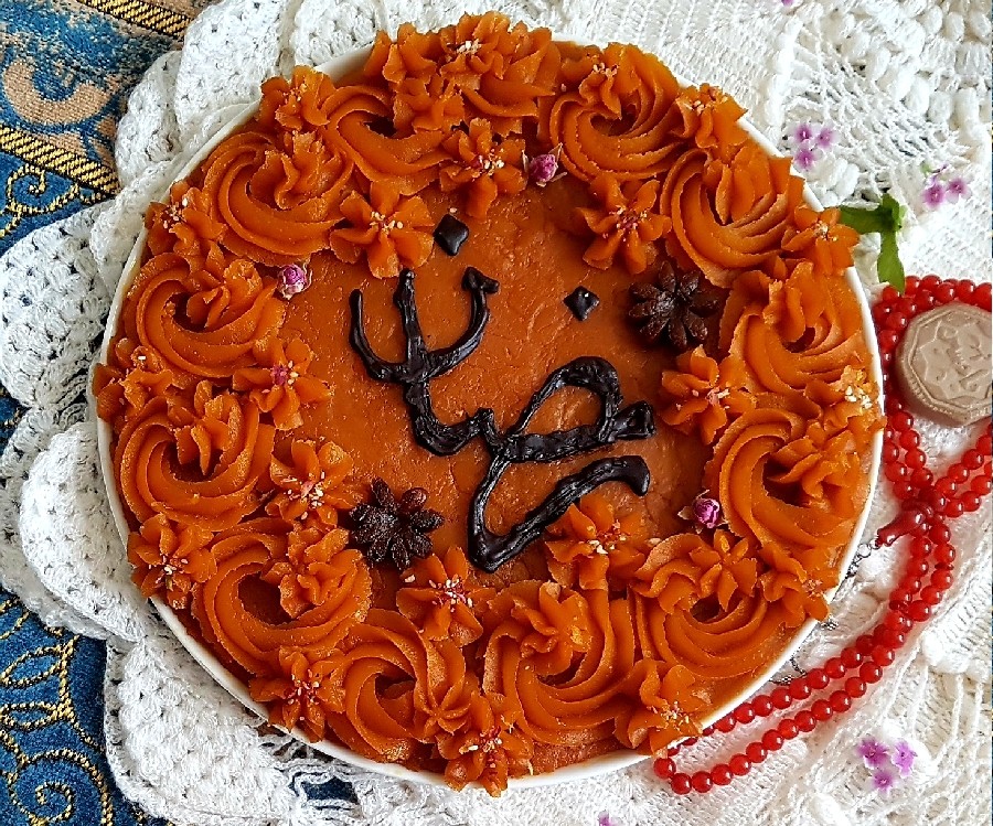 عکس حلوای هویچ کاراملی