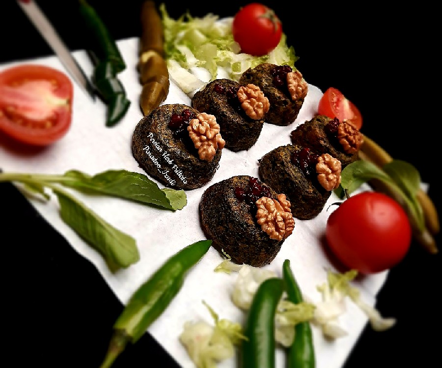 کوکو سبزی قالبی در فر