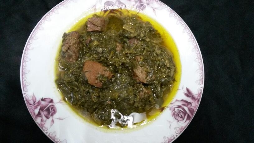 خورش اسفناج