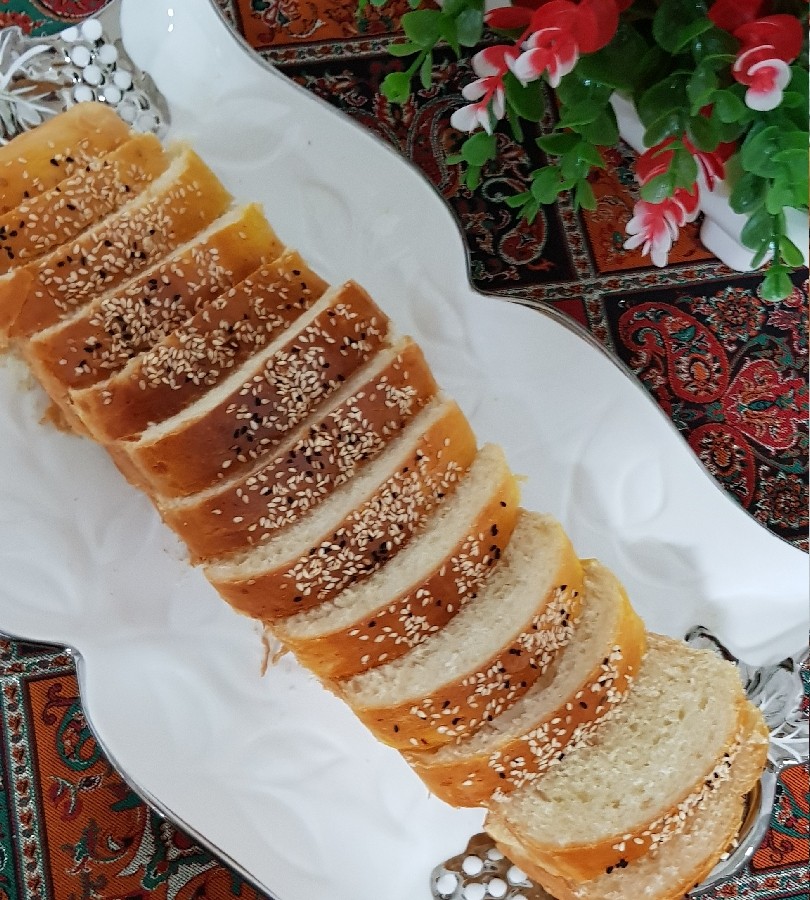 نان تست کره ای (با تخم مرغ)