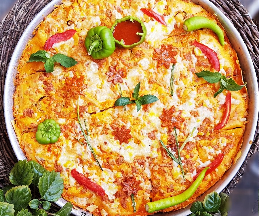 بورک مرغ وژامبون