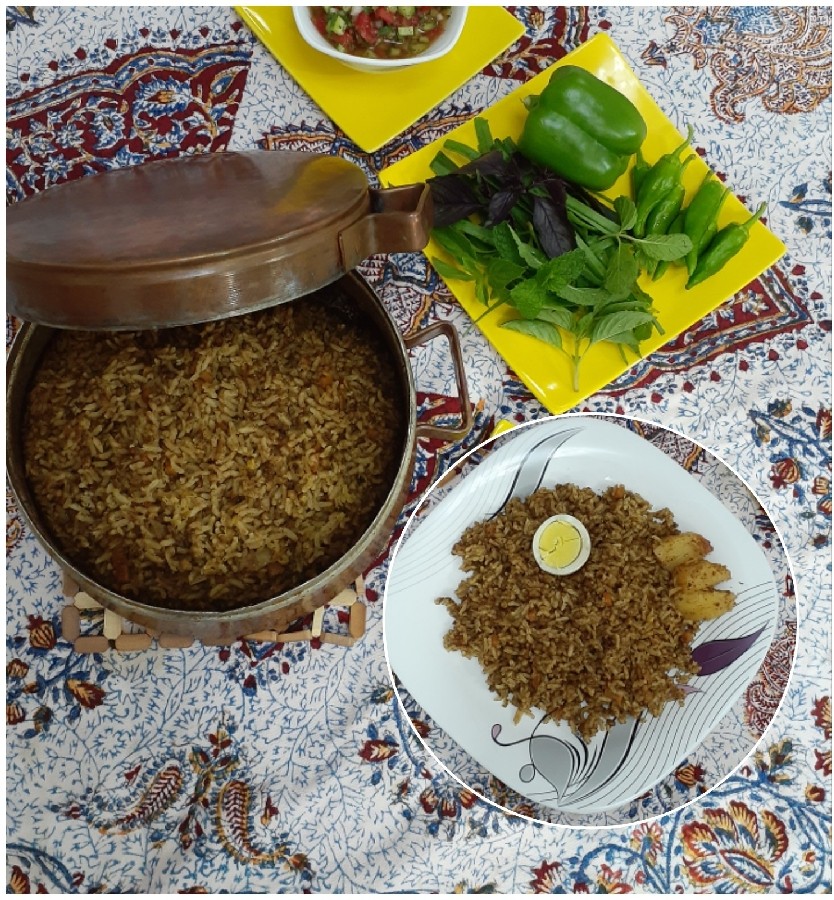 دمپخت کنجد و خشخاش