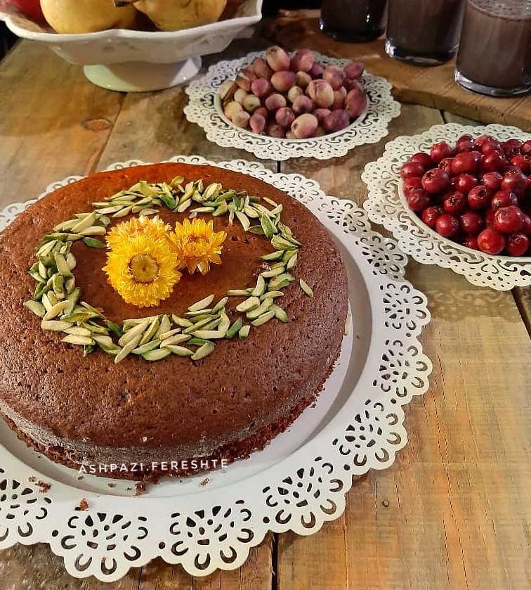 کیک شیره رژیمی