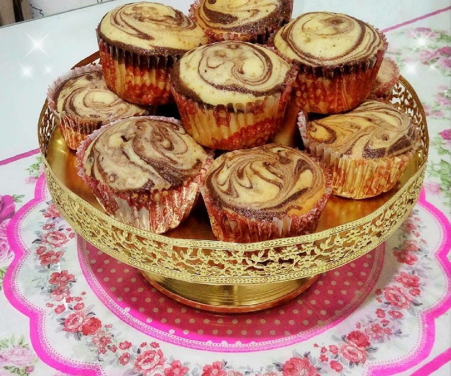 کاپ کیک مرمری