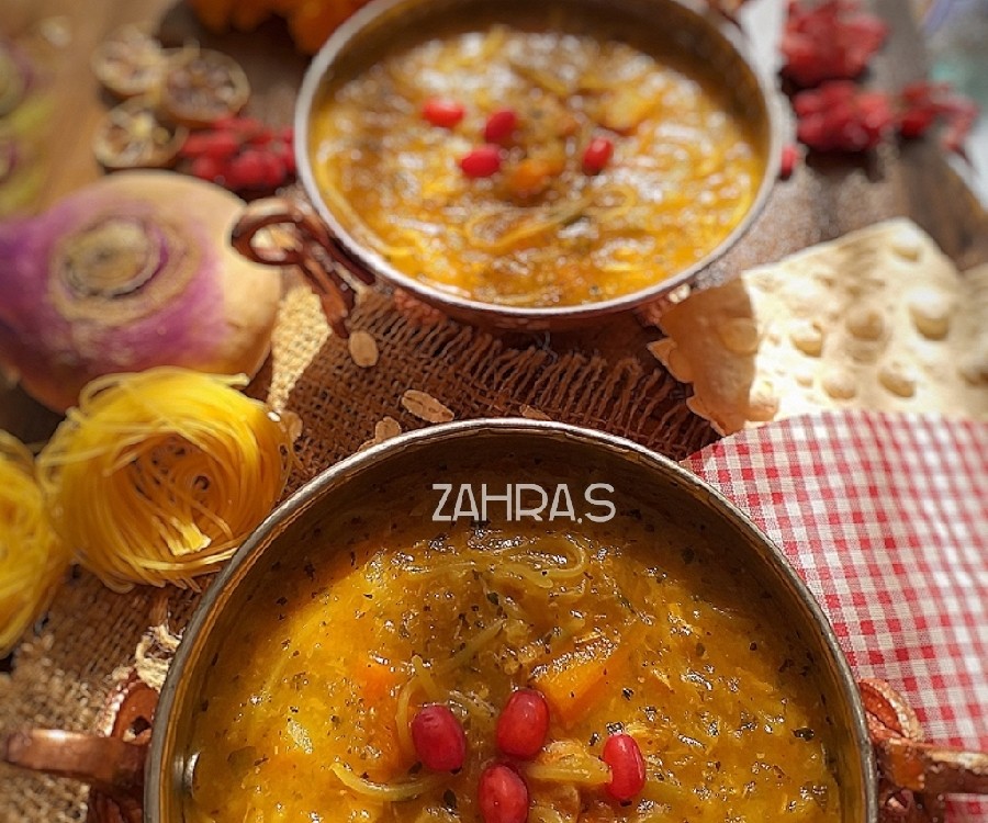 سوپ شلغم و پیاز