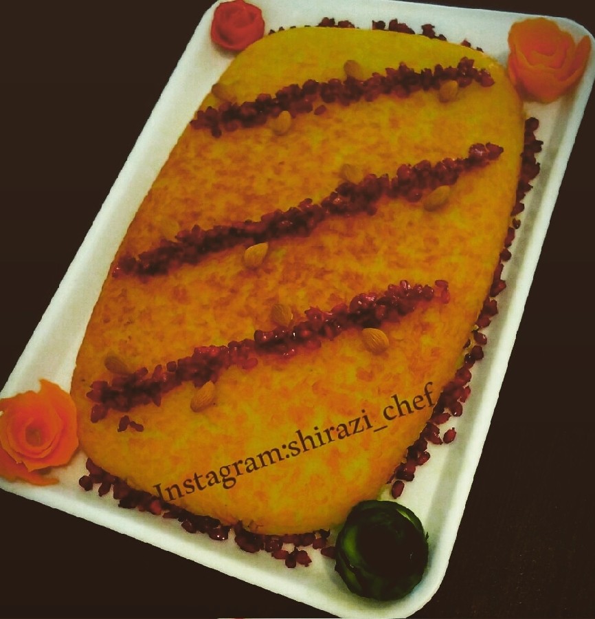 ته چین بدون تخم مرغ
