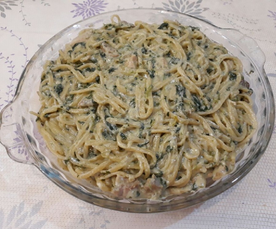 لینگوئینی اسفناج