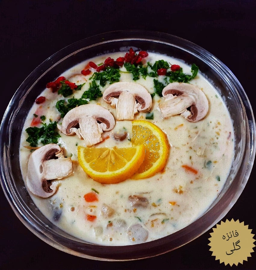 سوپ بلدرچین با شیر